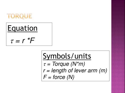 PPT - Torque Principles of Physics PowerPoint Presentation, free ...