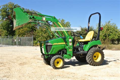 John Deere 2305 Hst Compact Tractor W/ Loader, 4wd, , Runs Strong