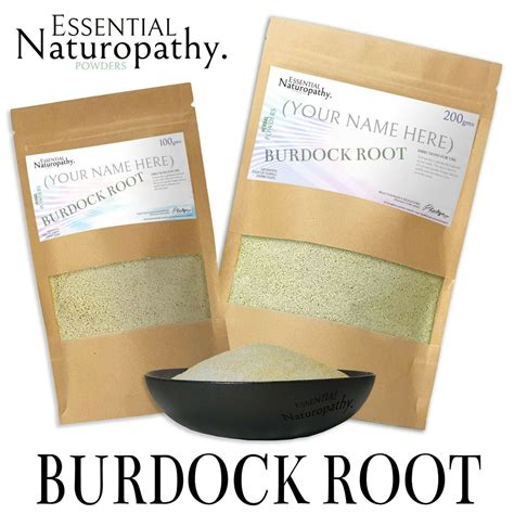 BURDOCK ROOT POWDER 100% Certified Organic (Arctium lappa) PREMIUM QUA ...