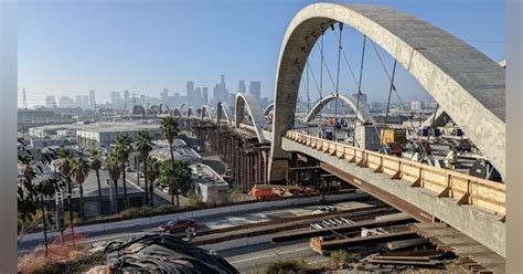 Sixth Street Viaduct Bridge in Los Angeles reaches engineering ...