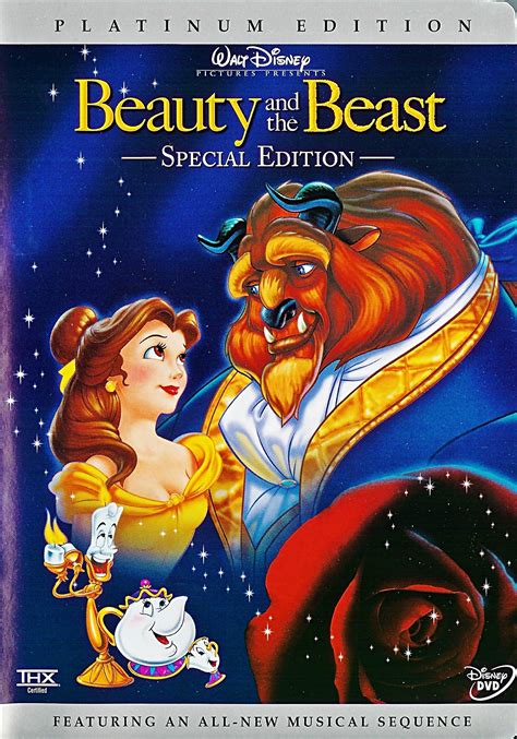 Beauty and the Beast -Two-Disc Platinum Edition Disney DVD Cover - Walt ...