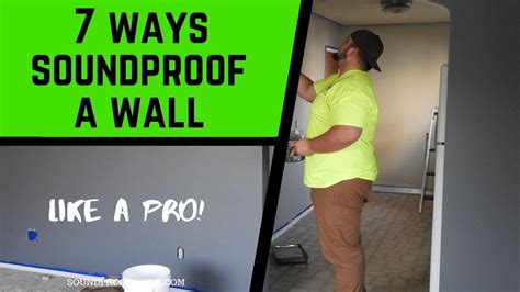 How to Soundproof a Wall - 7 Easy DIY Ways! - YouTube