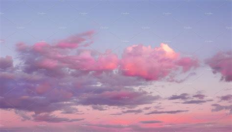 Magic pink sunset sky with clouds | Sky aesthetic, Pink clouds ...