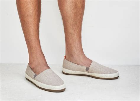 Linen Beige Espadrilles for Men