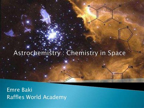 Astrochemistry