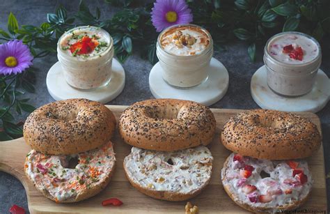 Receta para untar bagels | Veggie Fest