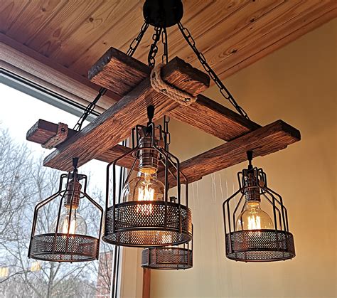 +15 Diy Wood Ceiling Light Ideas - Tossist