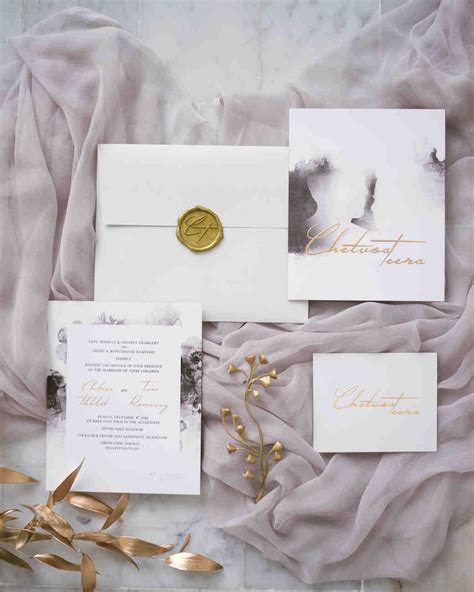 Gorgeous Wedding Invitations with Wax Seals | Martha Stewart Weddings