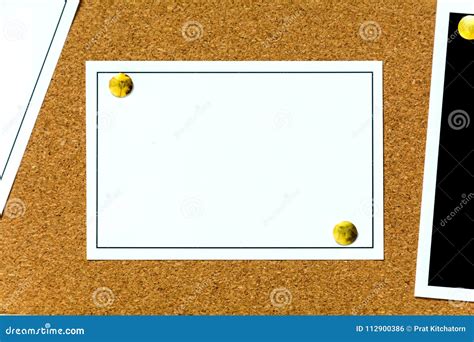 Wood Board Bulletin Cover Paper Stock Photo - Image of post, design ...