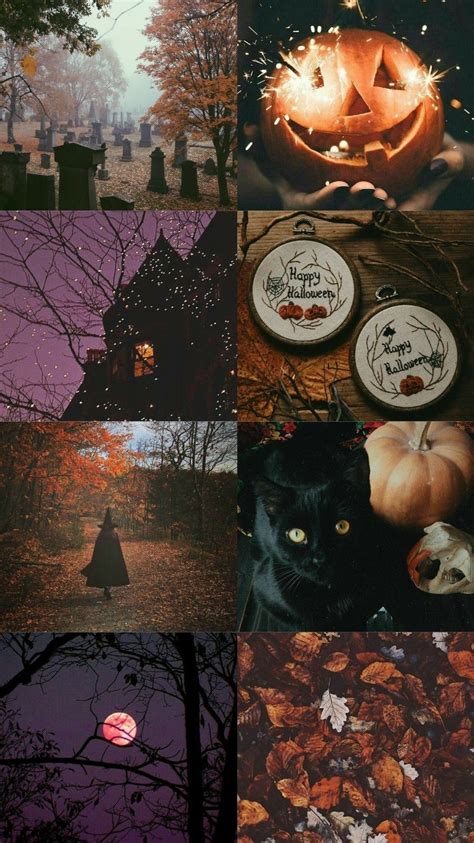 halloween wallpaper aesthetic collage Millennialboss millennial - Dark ...