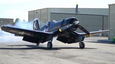 F4U-1A Corsair Engine Start - 4K - World War Wings