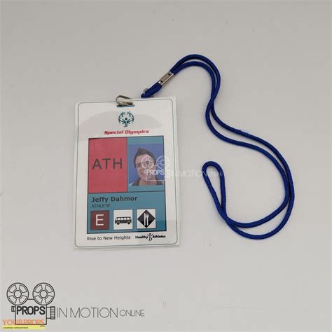 The Ringer Jeffy (Johnny Knoxville) Special Olympics ID original movie prop