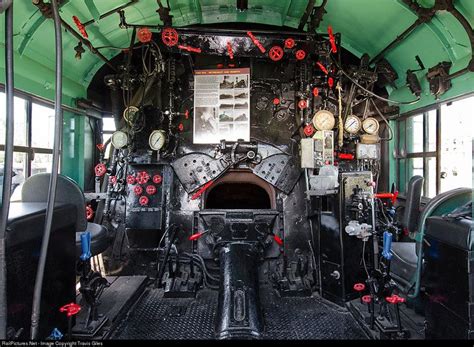 Interior view of greenbrier class locomotive 614. | Steam locomotive ...