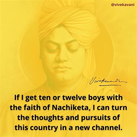 Swami Vivekananda's Quotes On Katha Upanishad And Nachiketa - VivekaVani