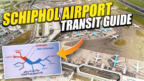 Schiphol Airport Amsterdam Terminal Tour, Entry and Exit, How to ...