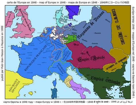 Alternate History Map - OLD - Europe 1848 by banananaise on DeviantArt