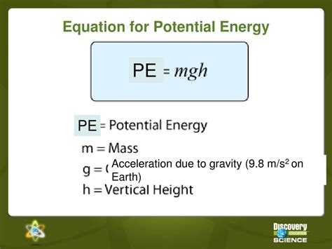 Potential Energy Formula