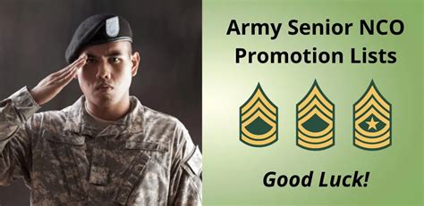 Army Senior NCO Promotions For April 2024