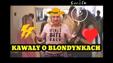 DOWCIPY O BLONDYNKACH👱‍♀#53 kawały o blondynkach,żarty o blondynkach ...