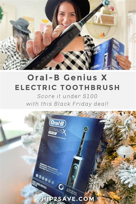 Score $50 OFF an Oral B Genius X Toothbrush Twin Pack!