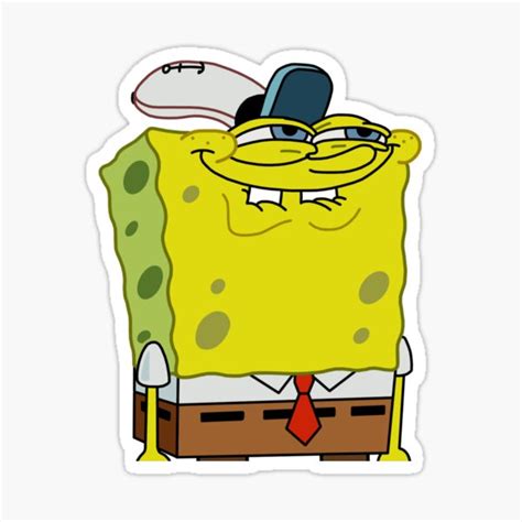 "Spongebob Meme Face" Sticker for Sale by KamidzZzu | Redbubble