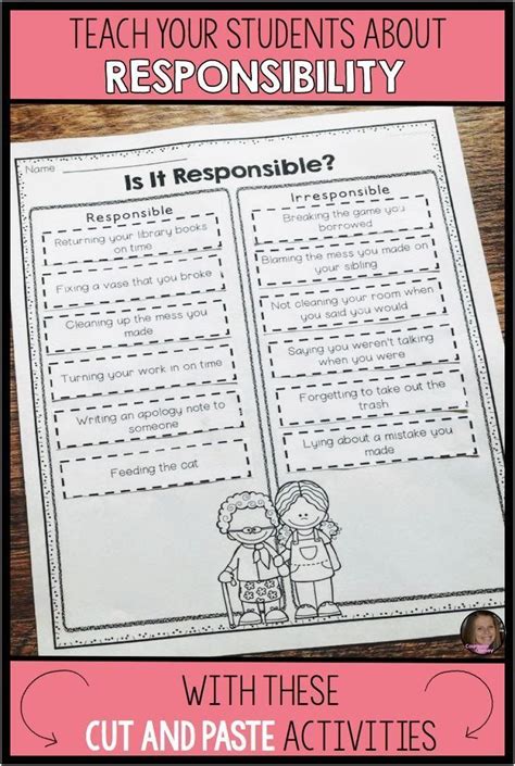 Rights And Responsibility Worksheet