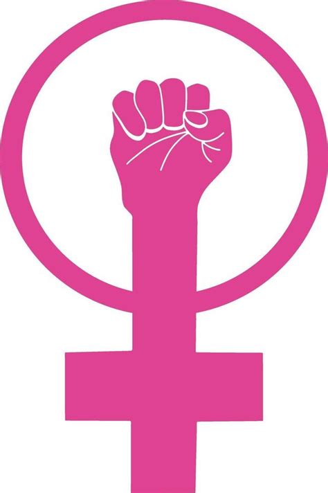 A symbol of feminism. Women's rights. Feminist Icon 2369392 Vector Art ...