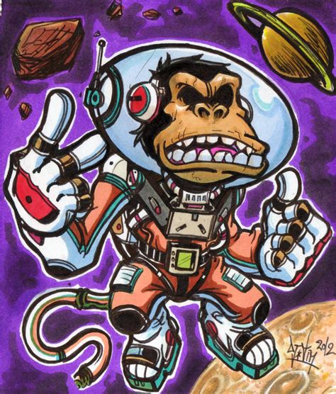 Space Monkey by Djiguito on DeviantArt