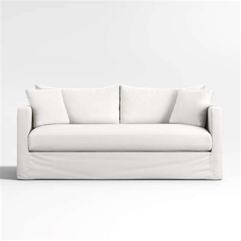 Slipcover Only for Willow II Slipcovered Apartment Sofa | Crate & Barrel