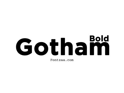 Gotham Bold Font - Fontzaa - Fonts Free Download