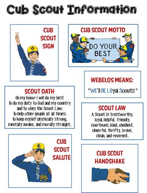 Cub Scout Printable Activities - Printable Templates