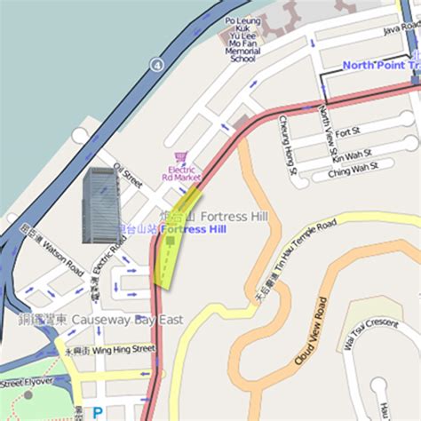 Map of Fortress Hill, Hong Kong - JohoMaps