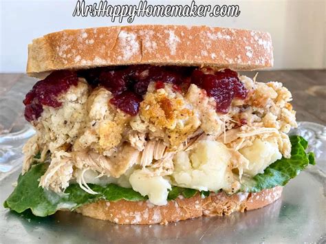 Thanksgiving Leftover Sandwich