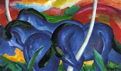 The Large Blue Horses, 1911 - Franz Marc - WikiArt.org