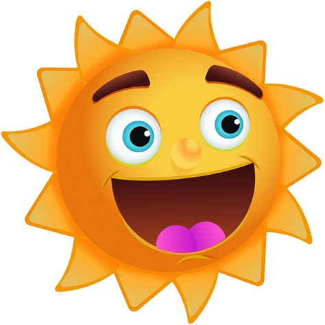 Cartoon Smiling Sun - ClipArt Best