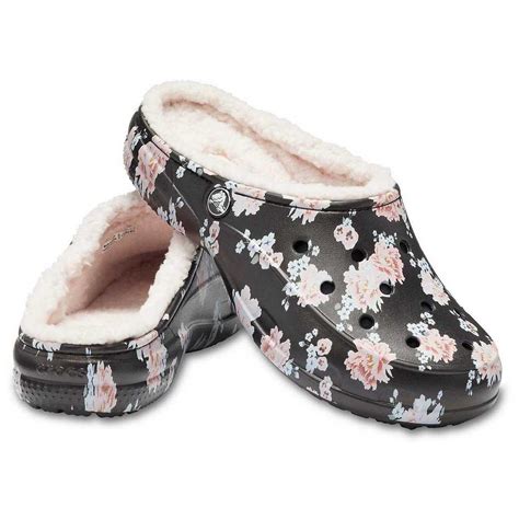 Crocs Freesail Printed Lined Clogs Black | Xtremeinn