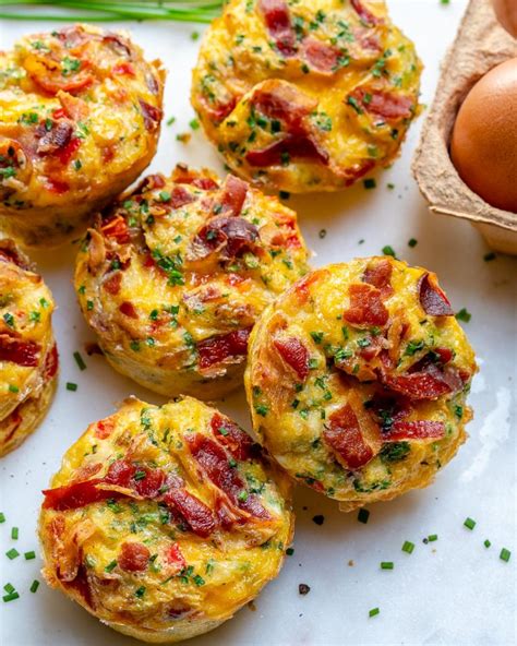 These Clean Eating Bacon Egg Muffins are the Bomb! | Clean Food Crush