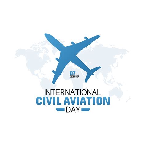 vector graphic of International civil aviation day good for ...