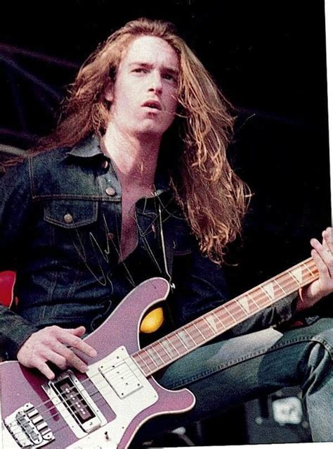 Cliff Burton with his modified Rickenbacker 4001. He is the reason I ...