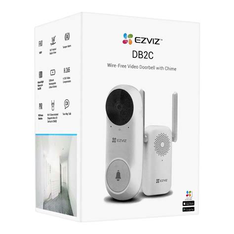 Purchase Ezviz Wire-Free Video Doorbell With Chime Camera, WiFi, DB2C ...