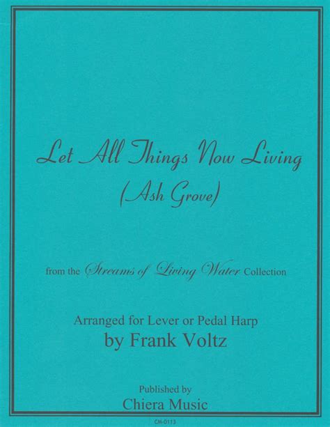 Let All Things Now Living – Folk Harp