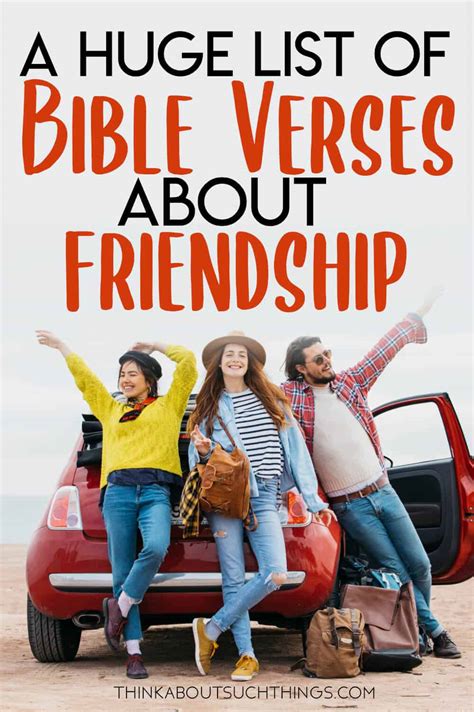 70+ Powerful Bible Verses About Friendship | Think About Such Things