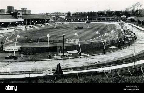 Powderhall stadium during upgrade May 1988 SD Stock Photo - Alamy