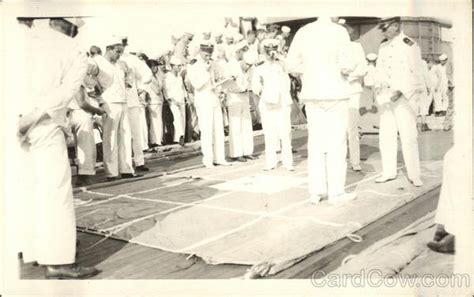 Officers and Crew aboard USS Texas Navy