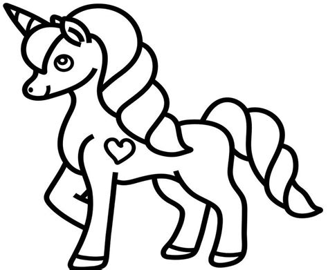 Super cute cute baby unicorn coloring pages - gilitsing