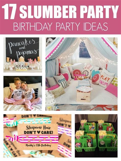 17 Fun Slumber Party Ideas | Birthday sleepover ideas, Slumber party ...