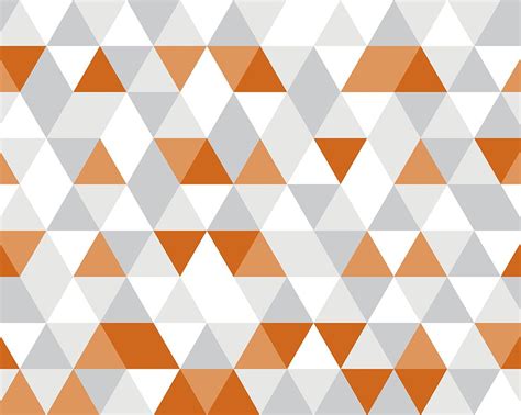 Bright Orange Geometric Wall Mural Wallpaper Mural | ohpopsi ...