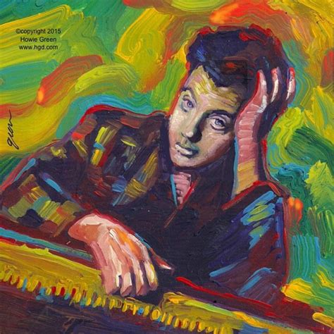 a painting of a man playing the piano