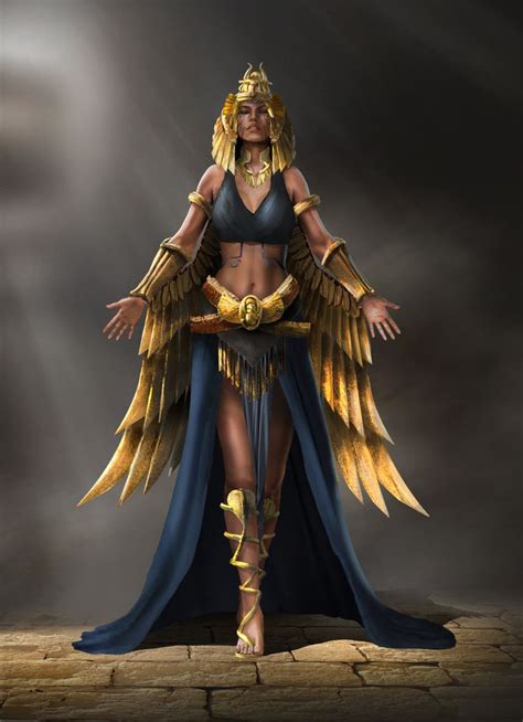 ArtStation - The Den of Mayhem, Annie Wong | Egyptian goddess art ...