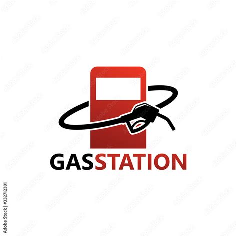 Gas Station Logo Template Design Stock Vector | Adobe Stock